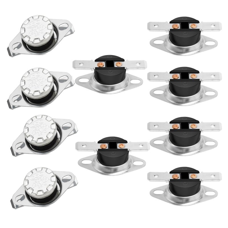 Aopin Thermal Control Switch KSD301 Normally Open 85 Degree 250V 10A Thermostat Temperature Dwitch 10 PCS - Image 1